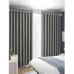 4 Metres (2pcs) A pair of light Grey for a patio sliding door and window Curtains 