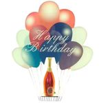 product_image_name-Generic-LED Presenter Luminous Wine Bottle Balloon Glorifier Display Holder Decor Champagne Bottle Presenter Cocktail Wine Holder For DJ Disco Events VIP Party Lounge Bar KTV Flash Nightclub Home Party Conveyor -Multicolor-2