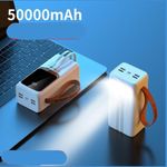 product_image_name-Generic-50000mA Power Bank – Fast Charging Portable Charger with Digital Display, 400% Speed Boost, Dual USB Output, Carry Strap (Black)-3