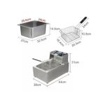 product_image_name-Generic-6 Litre Commercial Deep Fryer - Silver-3