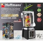 Hoffmans Commercial Blender With Unbreakable Jar - Silver/Black