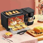 product_image_name-Hoffmans-3 In 1 Breakfast Maker Oven, Coffee And Pan - black-2