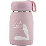 product_image_name-Generic-Insulated Water Cup, 320ml Vacuum Flask Stainless Small Sports Bottles for Adults Kids to Use at Home Office School, Amy Rabbit Pattern - Multicolor-1