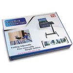 product_image_name-Generic-Adjustable Mobile Standing Computer Laptop Table Stand Desk, Black.-3