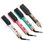 product_image_name-Generic-Electric Hair Straightener Brush - Multicolor-2
