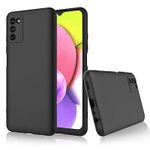 product_image_name-Samsung-Galaxy A03s Luxury Soft Liquid Silicone Case – Smooth Skin Touch Feel Protective Cover (Black)-1