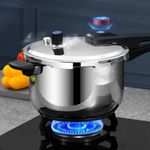 product_image_name-Generic-28cm, 11L Multifunctional Pressure Cooker With Outlet Valve Stainless Steel Safety Explosion-proof Pot  Saucepan For Induction Cookers, Gas Stoves, Gas Ovens- Multicolor-8