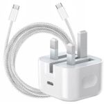 product_image_name-Generic-35W USB-C PD Fast Charger for iPhone 16 / 15 Series with 3.28ft Type-C Cable Super Fast Charger - White-1