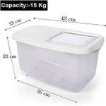 product_image_name-Generic-15Kg Rice Bucket/Beans/Flour/Cereal Storage Box Container - Multicolor-3