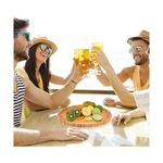 product_image_name-Generic-3 Piece Oval Bamboo Wood Tea Food Serving Trays Plates - Brown-4