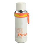 Power stainless steel water bottle with a 800ml capacity - Cream.