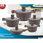 product_image_name-Generic-10 PC Granite Non Stick Cookware Set With Frying Pan Cast Aluminum Cooking Pot Saucepans-4
