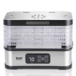 product_image_name-RAF-6 Litre Squre Food Dehydrator Machine, Electric Fruit Dryer 5 Trays Adjustable Temperature Control with Roll Up and Mesh Tray, Dehydrators for Food and Jerky Meat Herbs Spice Vegetable SnacksFruit Dehydration Dryer - Multicolor-3