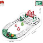 product_image_name-Generic-TureClos Kids Christmas Train Set Educational Railway Track Toys Detachable Children Modular Train Tracks Toys Christmas Track-2