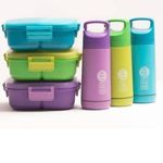 ASet Of 3pieces Strong Partition Kids Lunch Box Set – 3 Pieces with Bottle