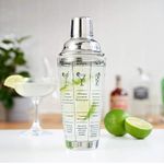 product_image_name-Generic-Outset Glass Glass Cocktail Shaker Printed with Drink Recipes, 12 Ounce, Stainless Steel Strainer Lid-1