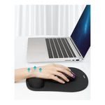 product_image_name-Generic-Ergonomic Mouse Pad with Wrist Rest Support, Rubberized Base Anti-skid-Black-4