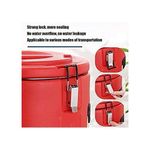 product_image_name-Generic-80L Stainless Steel Insulation Bucket With Faucet, Commercial Stall Food & Tea Bucket Cold & Hot Water Catering Urns Cooler- Red.-4