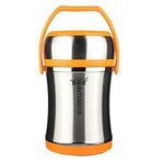 Jin Ti Bao Steel Food Flask Lunch Box Storage Container -Silver