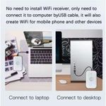 product_image_name-Original-M8 Universal 4G LTE Mobile Portable WiFi Hotspot 150Mbps MiFi with SIM Card Slot (FS) - White-3