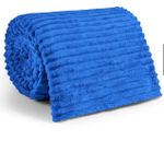 product_image_name-Generic-Fleece soft flannel throw blanket-Royal Blue-4