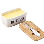 product_image_name-Generic-Ceramic Butter Dish With Knife - Multicolor -1