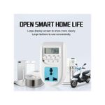 Generic Power Saving Timer Socket, Digital Timer Switch Socket - White