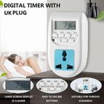 Generic Power Saving Timer Socket, Digital Timer Switch Socket - White - image 5