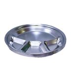 6 Pieces Set Of Strong Stainless Steel Partition Plates - Silver