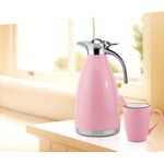 product_image_name-Generic-2.1Quart Vacuum Flask 12Oz Ceramic Mug Set, 9pcs Colored Stainless Steel Double Layer Insulated Thermal carafe Coffee Bottle With 4 Mugs Tea Spoons And Cups-3