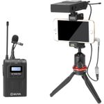 product_image_name-Generic-BY-WM8Pro-K1 Professional 48-Channel UHF Wireless Lavalier Microphone System with Dual-Channel Receiver for DLSR, Mirrorless & Video Cameras, Black -2