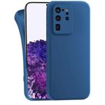 product_image_name-Generic-Galaxy S20 Ultra Case - Soft Liquid Silicone Shockproof Back Cover (Blue)-1