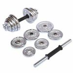 20kg anti rust adjustable dumbell set