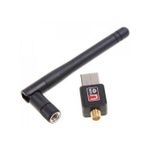 product_image_name-Generic-Mini Wifi Adapter Wireless Usb Wifi Adapter Dongle With Antenna -Black-2