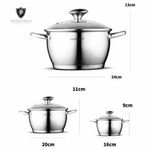 product_image_name-Kaisa Villa-6 Pieces Of  Stainless Steel Saucepans Cookware Induction Pots, Silver.-3