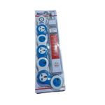 product_image_name-Marshal-Original 6 Ways High Quality Heavy Duty Extension Cable Socket - Blue, Red-2