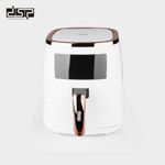 product_image_name-Dsp-5.5L Oil Free Air Fryer Touch Control Board Automatic Shutdown 8 Preset Menus Hot Oven Cooker - Cream.-6