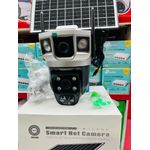 4G dual lens solar camera