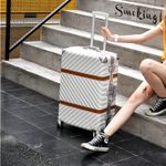 product_image_name-Generic-6 Pieces Of Cabin Travel Wheeled PC Suitcases Rolling Carry-on Luggage TSA Lock Trolley Cases  Bags Set -Multicolor-2