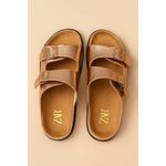 product_image_name-Fashion-Ladies flat sandals shoes-Silver Pink-1