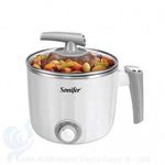 product_image_name-Sonifer-1.2L Single Portable Multifunctional Egg Boiler Soup Noodle Cooker Stainless Steel Multifunctional Electric Cooker Pot Saucepan- Multicolor-1