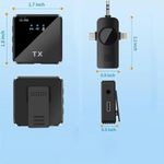 product_image_name-Excellent-F11 2nd Gen Wireless Microphone Dual Mic Lavalier Set  + Free Windshields-3