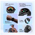 product_image_name-Generic-Oraimo Watch 2R Bluetooth Calling Smart Watch for Men and Women,1.39"HD Smart Fitness Watch with Stepping Meter Heart Rate Monitor,120+ Sports Modes & Quickly Reply SMS -1
