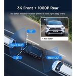 product_image_name-Generic-High-Definition Dual Dash Camera System with Smart App Integration - Multicolor-3