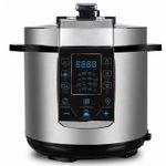 product_image_name-Hoffmans-Multifunctional Electric Pressure Cooker Of 6 Liters With 14 Functions-Silver-1