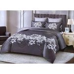  6*6 Bedcover,1Bedsheet & 2Pillowcases - Multicolor
