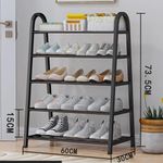 product_image_name-Generic-5 Tier Shoe Rack - Black Or White -1