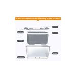product_image_name-Generic-2.72L Refrigerator Organizer Bin Storage Container For Fruits Vegetables, Grey.-5