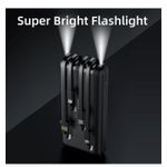 product_image_name-Generic-ZHY 20000mah Power Bank Ultra High Capacity With Inbuilt Cables (Type-C, Micro, Lightening and USB)Fast Charging PowerBank - Black.-5