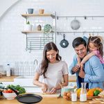 product_image_name-Generic-30CM Pancake, Roti Bread, Egg,Chapati Frying Pan -Black-6